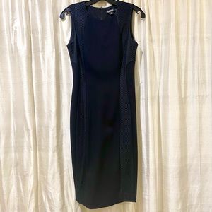 Cocktail Dress with Mesh Detailing